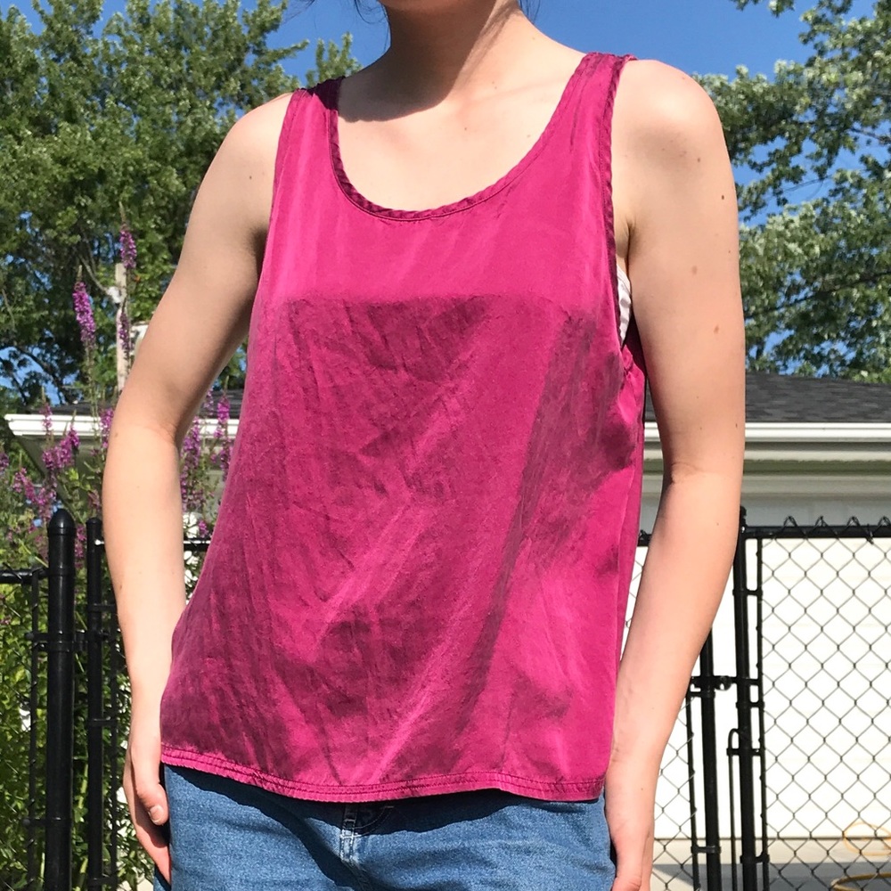 100% Silk Tank